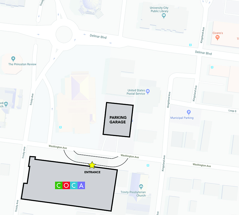 COCA Campus parking map