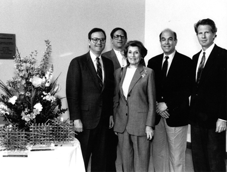 COCA’s early leaders. Joe Rechter, John Dubinsky, Dorothy Dubinsky, Richard Baron, and Andy Trivers