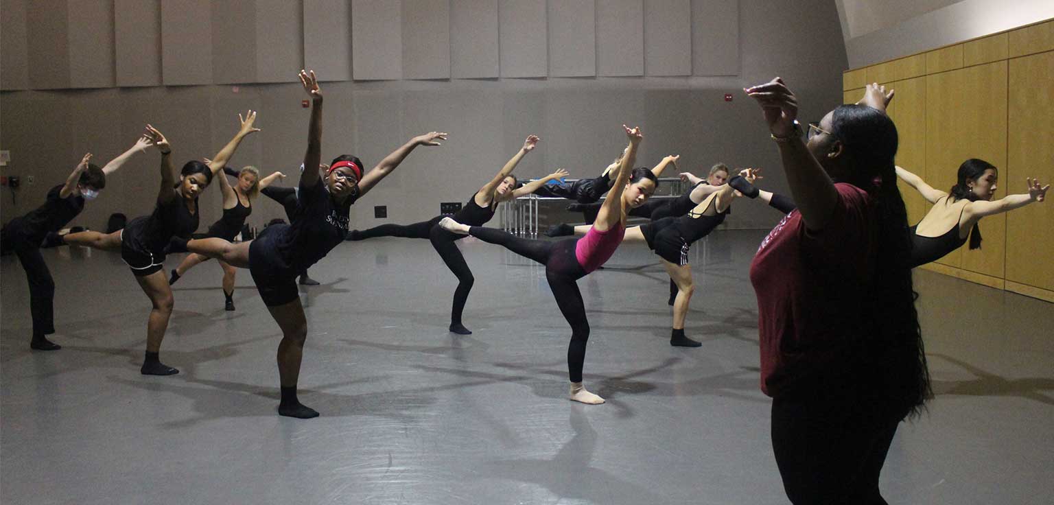Choreographic Lab Rehearsal with Ryadah Heiskell