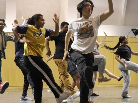 Pippin Rehearsal Dancers