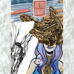 Collage of work from Animated gallery exhibition artists