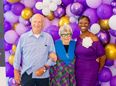 Diane Davenport with Husband and Indigo Sams
