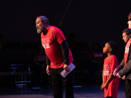 Ed Reggi and Performers at COCA Improv Troupe