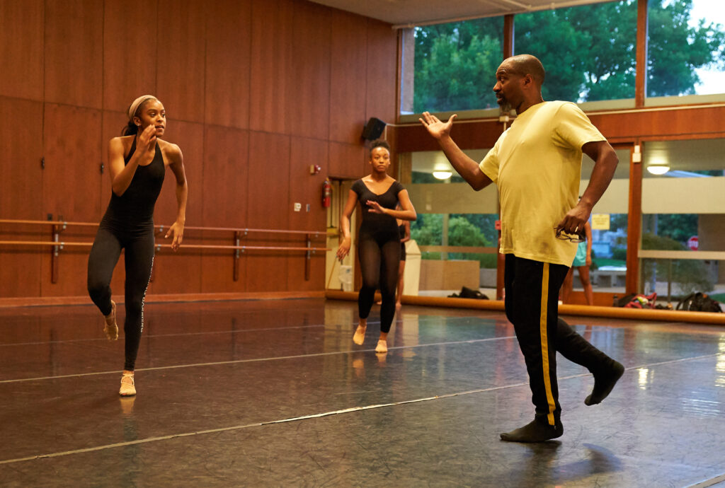 Nicaya in workshop with Ronald K. Brown