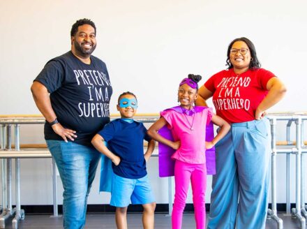 Phil and Alisa with COCA campers