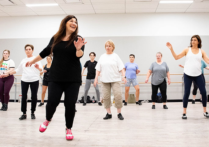 COCA adult tap class