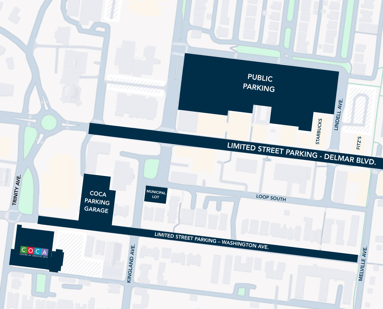 COCA parking map